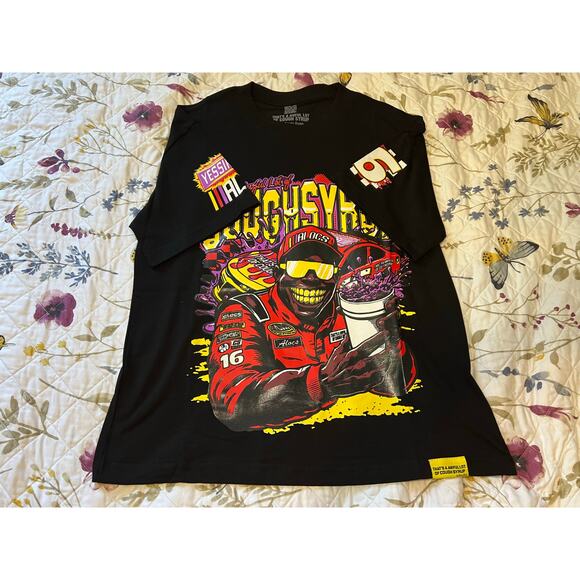 NEW That’s A Awful Lot Of Cough Syrup NASCAR Tee Size Small, Fits Like Medium - Picture 3 of 12